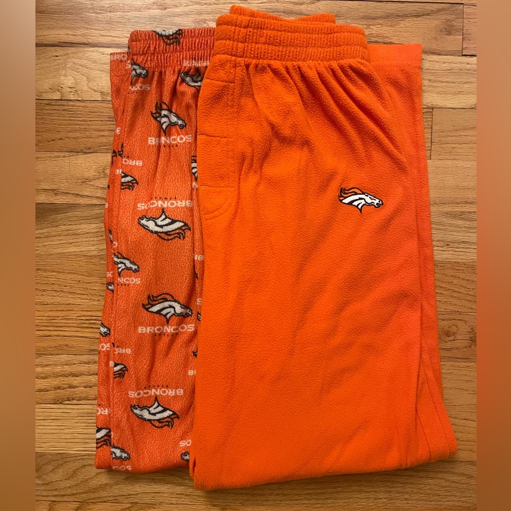 NFL Broncos pajama bottoms bundle